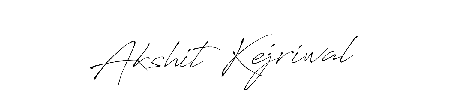 Create a beautiful signature design for name Akshit Kejriwal. With this signature (Antro_Vectra) fonts, you can make a handwritten signature for free. Akshit Kejriwal signature style 6 images and pictures png