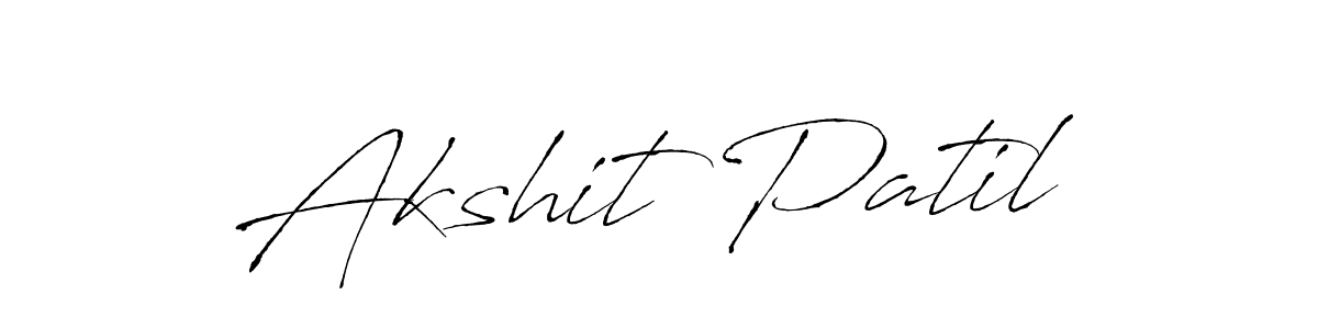 The best way (Antro_Vectra) to make a short signature is to pick only two or three words in your name. The name Akshit Patil include a total of six letters. For converting this name. Akshit Patil signature style 6 images and pictures png