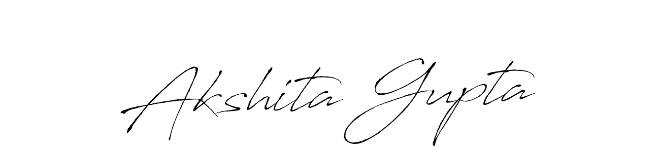 Create a beautiful signature design for name Akshita Gupta. With this signature (Antro_Vectra) fonts, you can make a handwritten signature for free. Akshita Gupta signature style 6 images and pictures png