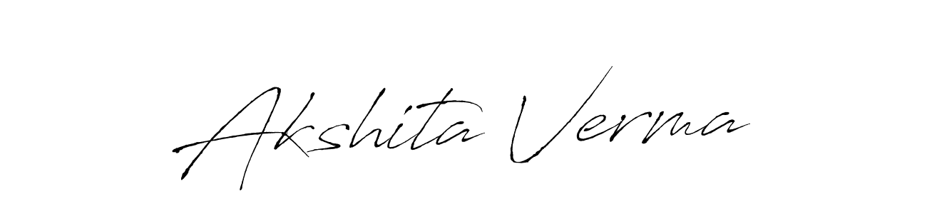 The best way (Antro_Vectra) to make a short signature is to pick only two or three words in your name. The name Akshita Verma include a total of six letters. For converting this name. Akshita Verma signature style 6 images and pictures png