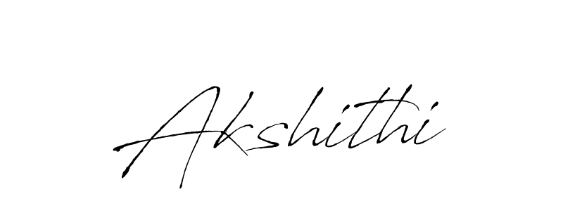 Make a beautiful signature design for name Akshithi. With this signature (Antro_Vectra) style, you can create a handwritten signature for free. Akshithi signature style 6 images and pictures png