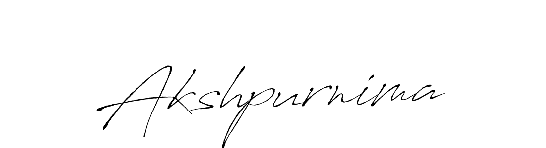 Design your own signature with our free online signature maker. With this signature software, you can create a handwritten (Antro_Vectra) signature for name Akshpurnima. Akshpurnima signature style 6 images and pictures png