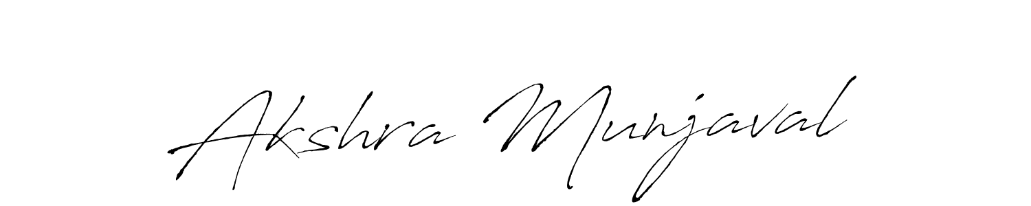 The best way (Antro_Vectra) to make a short signature is to pick only two or three words in your name. The name Akshra Munjaval include a total of six letters. For converting this name. Akshra Munjaval signature style 6 images and pictures png