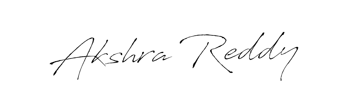 Akshra Reddy stylish signature style. Best Handwritten Sign (Antro_Vectra) for my name. Handwritten Signature Collection Ideas for my name Akshra Reddy. Akshra Reddy signature style 6 images and pictures png