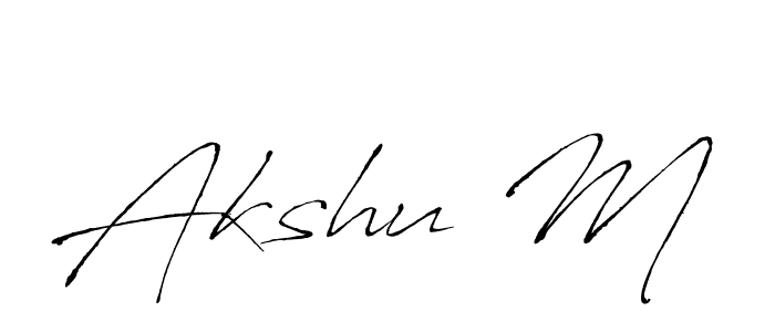 Here are the top 10 professional signature styles for the name Akshu M. These are the best autograph styles you can use for your name. Akshu M signature style 6 images and pictures png