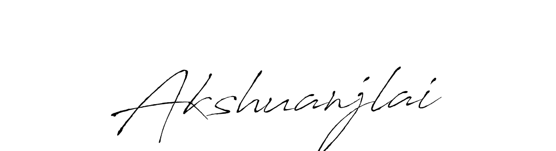 How to make Akshuanjlai signature? Antro_Vectra is a professional autograph style. Create handwritten signature for Akshuanjlai name. Akshuanjlai signature style 6 images and pictures png