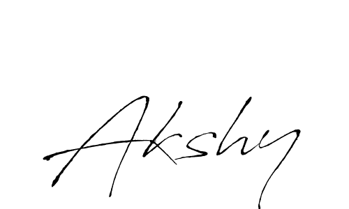 Also we have Akshy name is the best signature style. Create professional handwritten signature collection using Antro_Vectra autograph style. Akshy signature style 6 images and pictures png