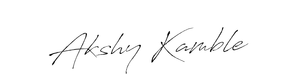 You can use this online signature creator to create a handwritten signature for the name Akshy Kamble. This is the best online autograph maker. Akshy Kamble signature style 6 images and pictures png