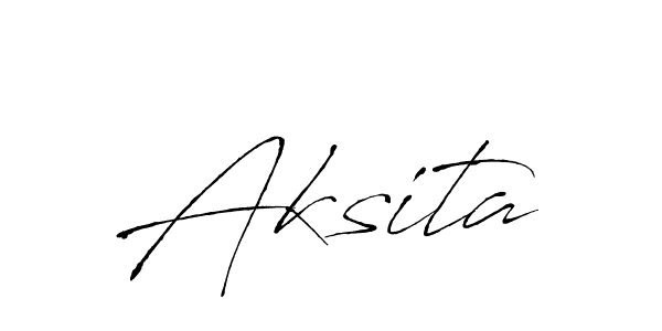 Aksita stylish signature style. Best Handwritten Sign (Antro_Vectra) for my name. Handwritten Signature Collection Ideas for my name Aksita. Aksita signature style 6 images and pictures png