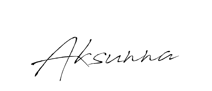 It looks lik you need a new signature style for name Aksunna. Design unique handwritten (Antro_Vectra) signature with our free signature maker in just a few clicks. Aksunna signature style 6 images and pictures png