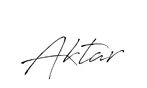 Design your own signature with our free online signature maker. With this signature software, you can create a handwritten (Antro_Vectra) signature for name Aktar. Aktar signature style 6 images and pictures png