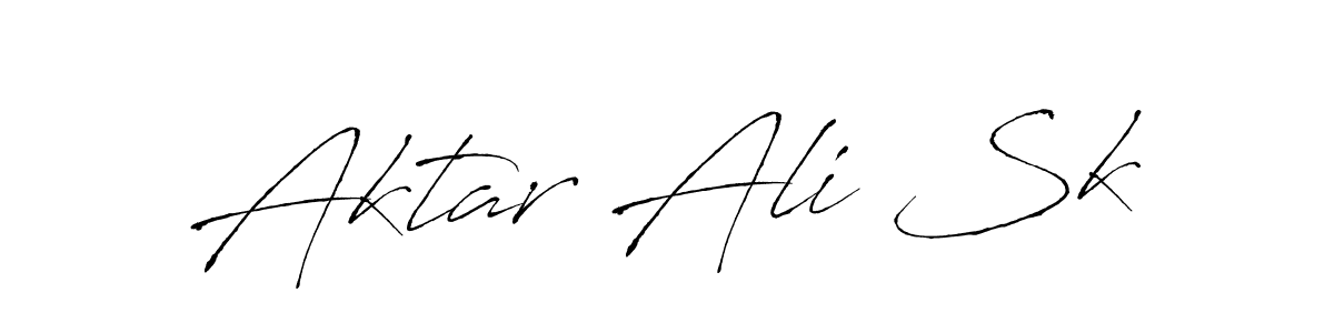 Antro_Vectra is a professional signature style that is perfect for those who want to add a touch of class to their signature. It is also a great choice for those who want to make their signature more unique. Get Aktar Ali Sk name to fancy signature for free. Aktar Ali Sk signature style 6 images and pictures png