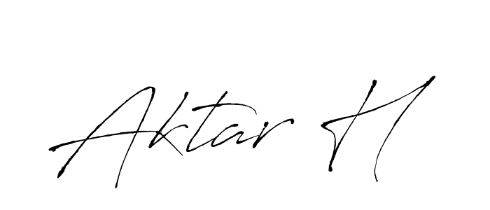 You should practise on your own different ways (Antro_Vectra) to write your name (Aktar H) in signature. don't let someone else do it for you. Aktar H signature style 6 images and pictures png