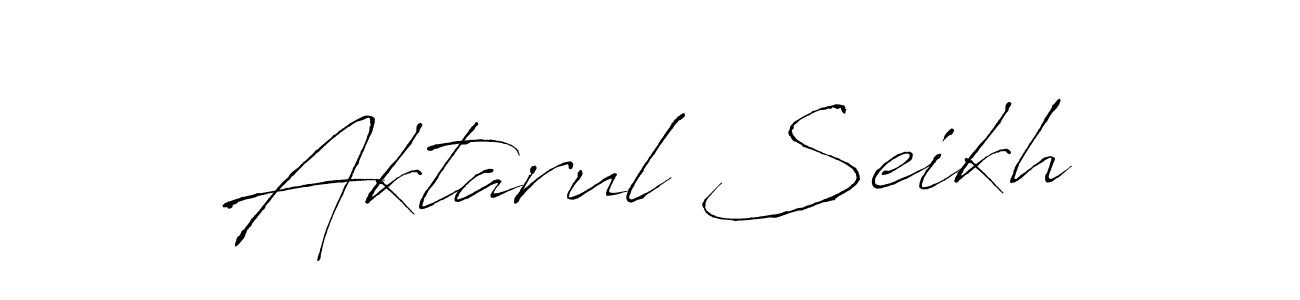 Use a signature maker to create a handwritten signature online. With this signature software, you can design (Antro_Vectra) your own signature for name Aktarul Seikh. Aktarul Seikh signature style 6 images and pictures png