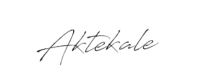 Design your own signature with our free online signature maker. With this signature software, you can create a handwritten (Antro_Vectra) signature for name Aktekale. Aktekale signature style 6 images and pictures png