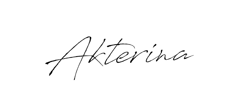 How to make Akterina signature? Antro_Vectra is a professional autograph style. Create handwritten signature for Akterina name. Akterina signature style 6 images and pictures png