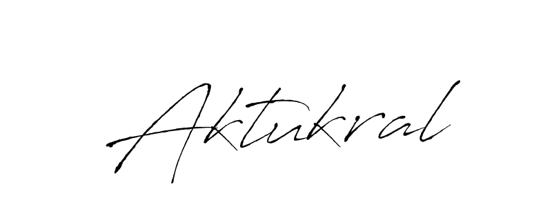 How to make Aktukral signature? Antro_Vectra is a professional autograph style. Create handwritten signature for Aktukral name. Aktukral signature style 6 images and pictures png