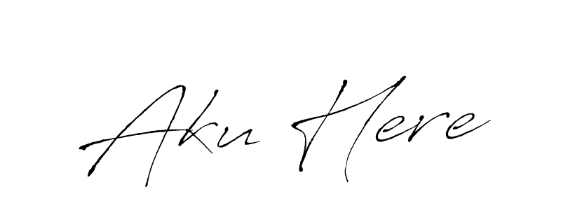 How to Draw Aku Here signature style? Antro_Vectra is a latest design signature styles for name Aku Here. Aku Here signature style 6 images and pictures png