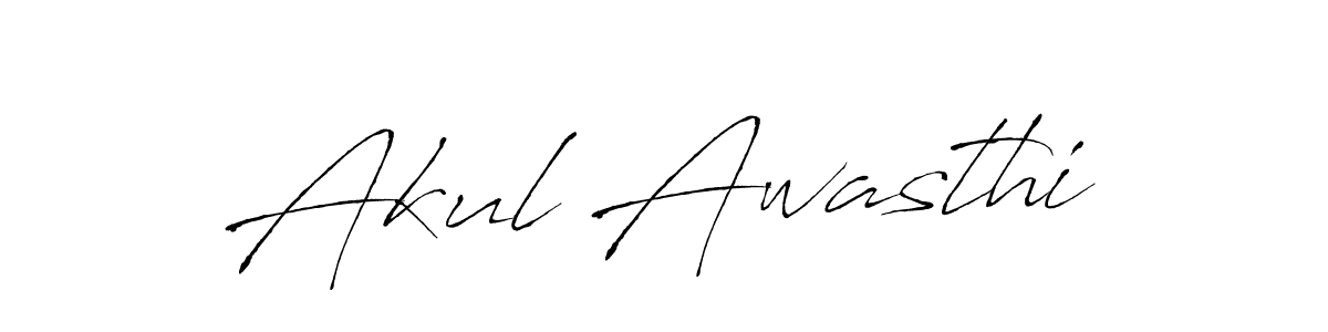 Create a beautiful signature design for name Akul Awasthi. With this signature (Antro_Vectra) fonts, you can make a handwritten signature for free. Akul Awasthi signature style 6 images and pictures png