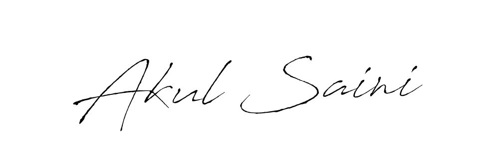 Make a beautiful signature design for name Akul Saini. Use this online signature maker to create a handwritten signature for free. Akul Saini signature style 6 images and pictures png