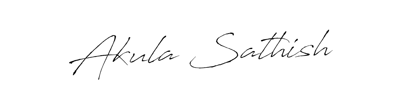 This is the best signature style for the Akula Sathish name. Also you like these signature font (Antro_Vectra). Mix name signature. Akula Sathish signature style 6 images and pictures png