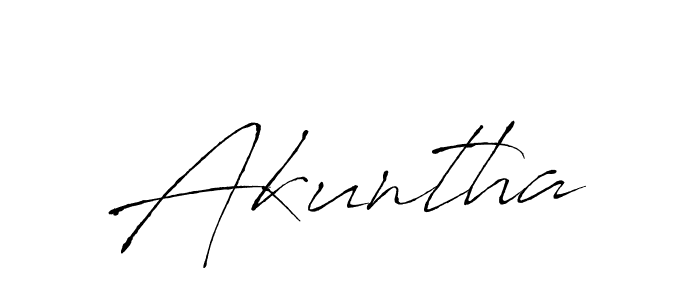 Create a beautiful signature design for name Akuntha. With this signature (Antro_Vectra) fonts, you can make a handwritten signature for free. Akuntha signature style 6 images and pictures png
