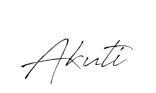 Once you've used our free online signature maker to create your best signature Antro_Vectra style, it's time to enjoy all of the benefits that Akuti name signing documents. Akuti signature style 6 images and pictures png