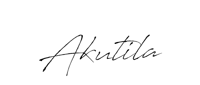 Make a beautiful signature design for name Akutila. Use this online signature maker to create a handwritten signature for free. Akutila signature style 6 images and pictures png