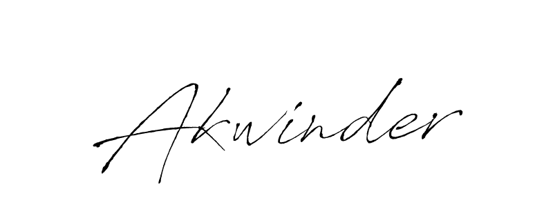 Create a beautiful signature design for name Akwinder. With this signature (Antro_Vectra) fonts, you can make a handwritten signature for free. Akwinder signature style 6 images and pictures png