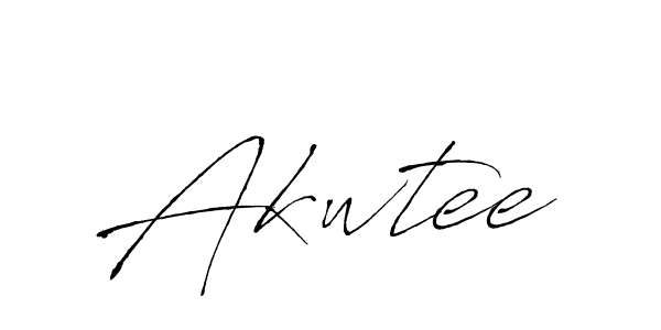 Make a beautiful signature design for name Akwtee. With this signature (Antro_Vectra) style, you can create a handwritten signature for free. Akwtee signature style 6 images and pictures png