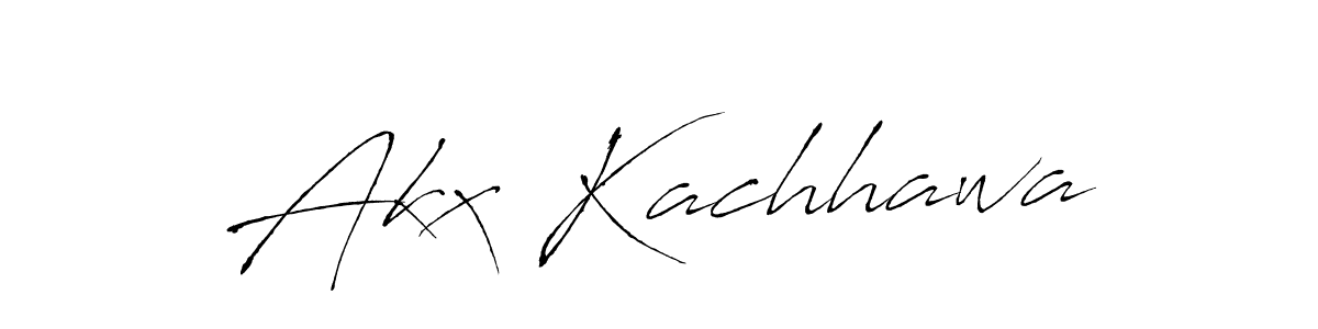 It looks lik you need a new signature style for name Akx Kachhawa. Design unique handwritten (Antro_Vectra) signature with our free signature maker in just a few clicks. Akx Kachhawa signature style 6 images and pictures png