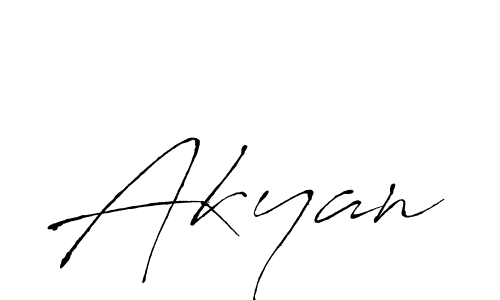 Also we have Akyan name is the best signature style. Create professional handwritten signature collection using Antro_Vectra autograph style. Akyan signature style 6 images and pictures png