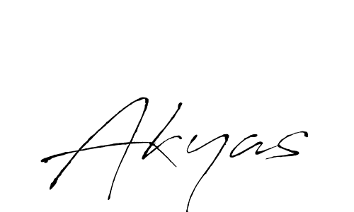 Create a beautiful signature design for name Akyas. With this signature (Antro_Vectra) fonts, you can make a handwritten signature for free. Akyas signature style 6 images and pictures png