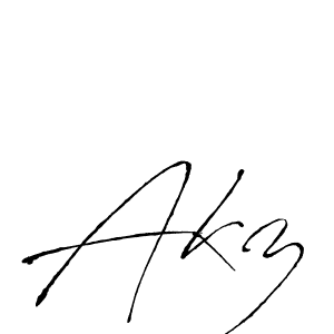 This is the best signature style for the Akz name. Also you like these signature font (Antro_Vectra). Mix name signature. Akz signature style 6 images and pictures png