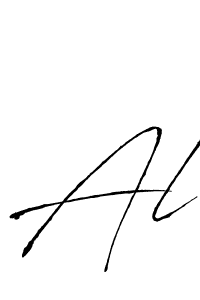 Design your own signature with our free online signature maker. With this signature software, you can create a handwritten (Antro_Vectra) signature for name Al. Al signature style 6 images and pictures png