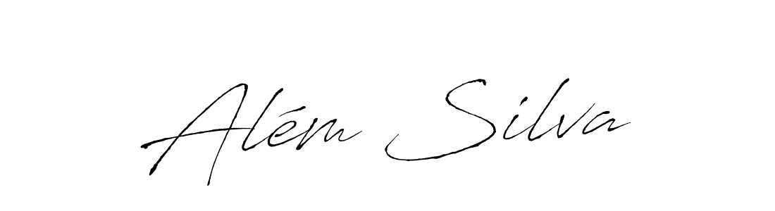 Also You can easily find your signature by using the search form. We will create Além Silva name handwritten signature images for you free of cost using Antro_Vectra sign style. Além Silva signature style 6 images and pictures png