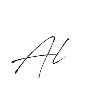 Create a beautiful signature design for name Al . With this signature (Antro_Vectra) fonts, you can make a handwritten signature for free. Al  signature style 6 images and pictures png