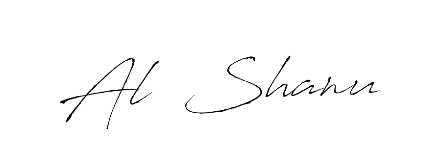 Also we have Al  Shanu name is the best signature style. Create professional handwritten signature collection using Antro_Vectra autograph style. Al  Shanu signature style 6 images and pictures png