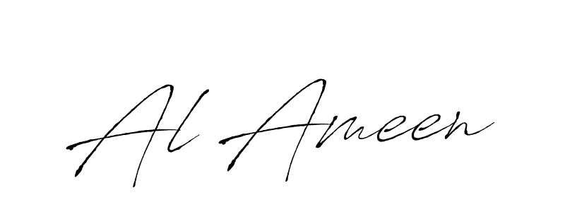 Use a signature maker to create a handwritten signature online. With this signature software, you can design (Antro_Vectra) your own signature for name Al Ameen. Al Ameen signature style 6 images and pictures png