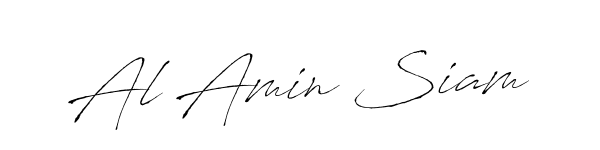 Also You can easily find your signature by using the search form. We will create Al Amin Siam name handwritten signature images for you free of cost using Antro_Vectra sign style. Al Amin Siam signature style 6 images and pictures png