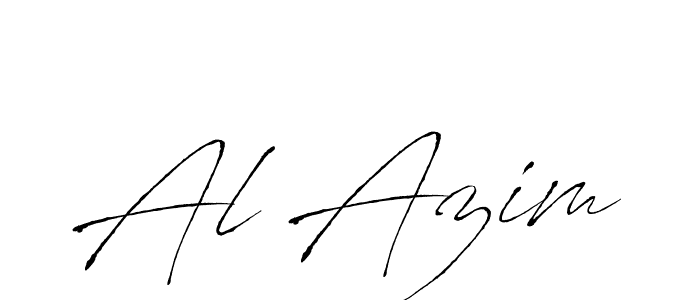 The best way (Antro_Vectra) to make a short signature is to pick only two or three words in your name. The name Al Azim include a total of six letters. For converting this name. Al Azim signature style 6 images and pictures png