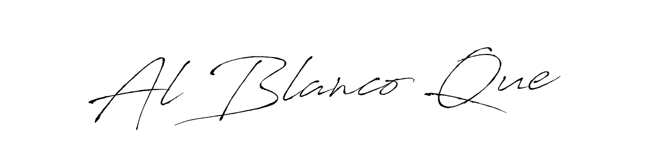 This is the best signature style for the Al Blanco Que name. Also you like these signature font (Antro_Vectra). Mix name signature. Al Blanco Que signature style 6 images and pictures png