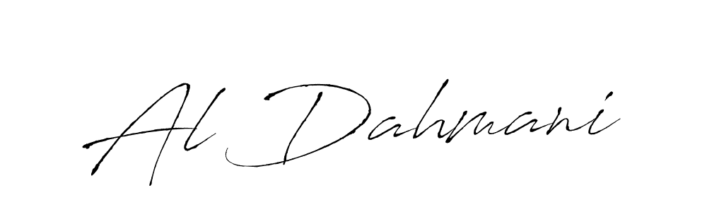 Make a beautiful signature design for name Al Dahmani. With this signature (Antro_Vectra) style, you can create a handwritten signature for free. Al Dahmani signature style 6 images and pictures png