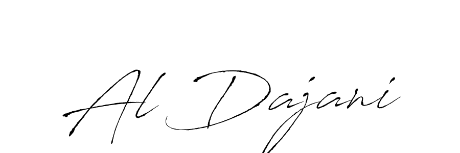 Create a beautiful signature design for name Al Dajani. With this signature (Antro_Vectra) fonts, you can make a handwritten signature for free. Al Dajani signature style 6 images and pictures png