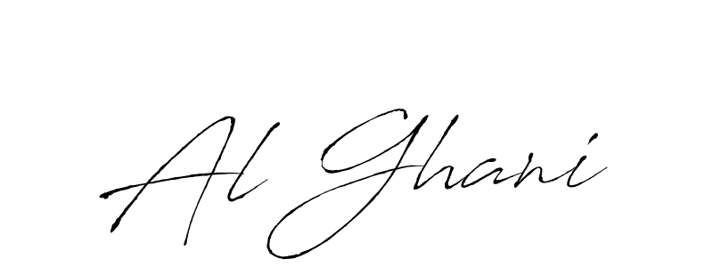 Al Ghani stylish signature style. Best Handwritten Sign (Antro_Vectra) for my name. Handwritten Signature Collection Ideas for my name Al Ghani. Al Ghani signature style 6 images and pictures png