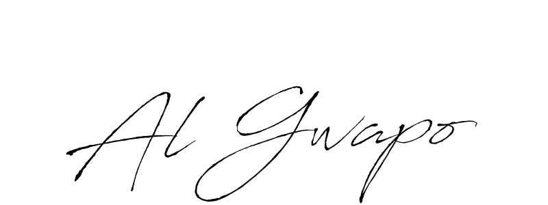 Use a signature maker to create a handwritten signature online. With this signature software, you can design (Antro_Vectra) your own signature for name Al Gwapo. Al Gwapo signature style 6 images and pictures png