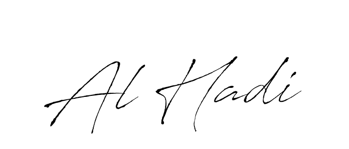 Use a signature maker to create a handwritten signature online. With this signature software, you can design (Antro_Vectra) your own signature for name Al Hadi. Al Hadi signature style 6 images and pictures png