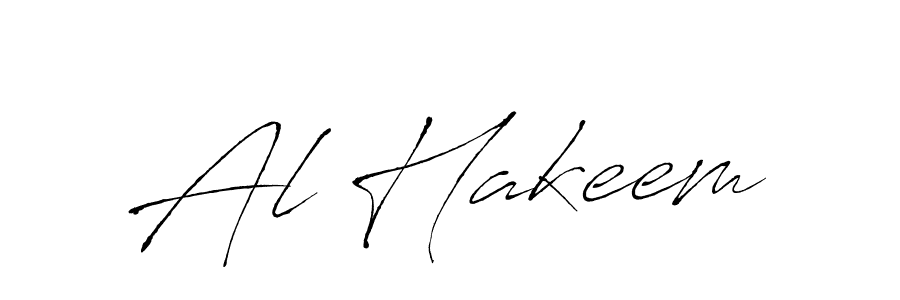 Make a beautiful signature design for name Al Hakeem. With this signature (Antro_Vectra) style, you can create a handwritten signature for free. Al Hakeem signature style 6 images and pictures png