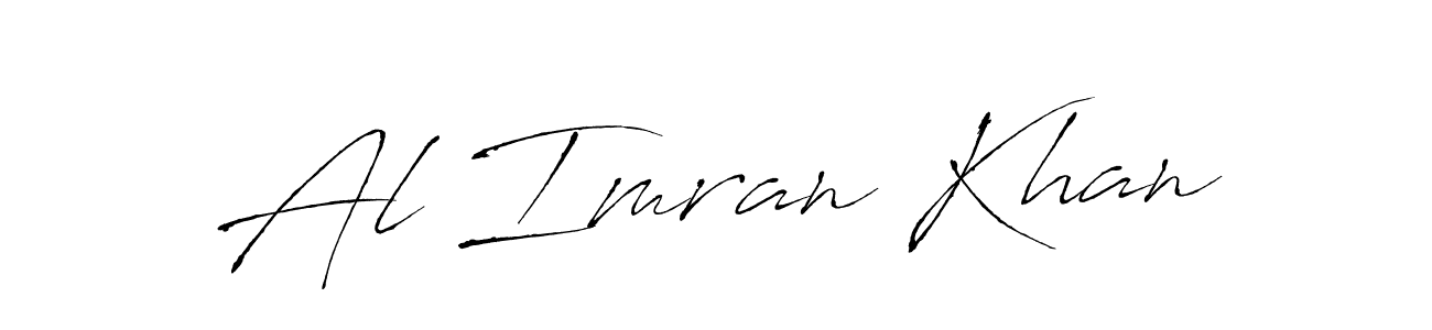 How to make Al Imran Khan name signature. Use Antro_Vectra style for creating short signs online. This is the latest handwritten sign. Al Imran Khan signature style 6 images and pictures png