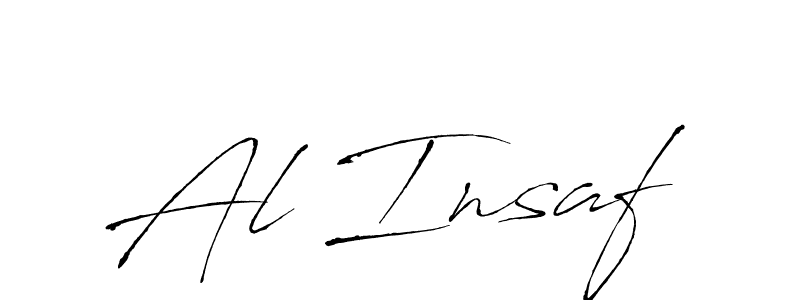 Also You can easily find your signature by using the search form. We will create Al Insaf name handwritten signature images for you free of cost using Antro_Vectra sign style. Al Insaf signature style 6 images and pictures png